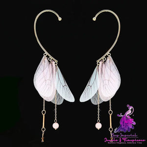 Women’s Ear Hanging Tulle Butterfly Wing Ear Clip