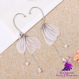 Women’s Ear Hanging Tulle Butterfly Wing Ear Clip