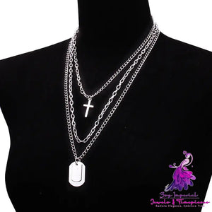 Butterfly Pendant Collarbone Necklace Set