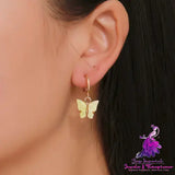 Colorful Acrylic Butterfly Earrings