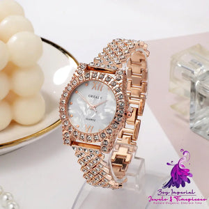 Diamond Butterfly Zircon Bracelet Quartz Watch