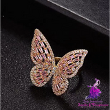 Women’s Fashion Dignified Hollow Butterfly Shape Ring