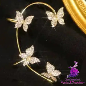 Stylish Butterfly Ear Clip Jewelry