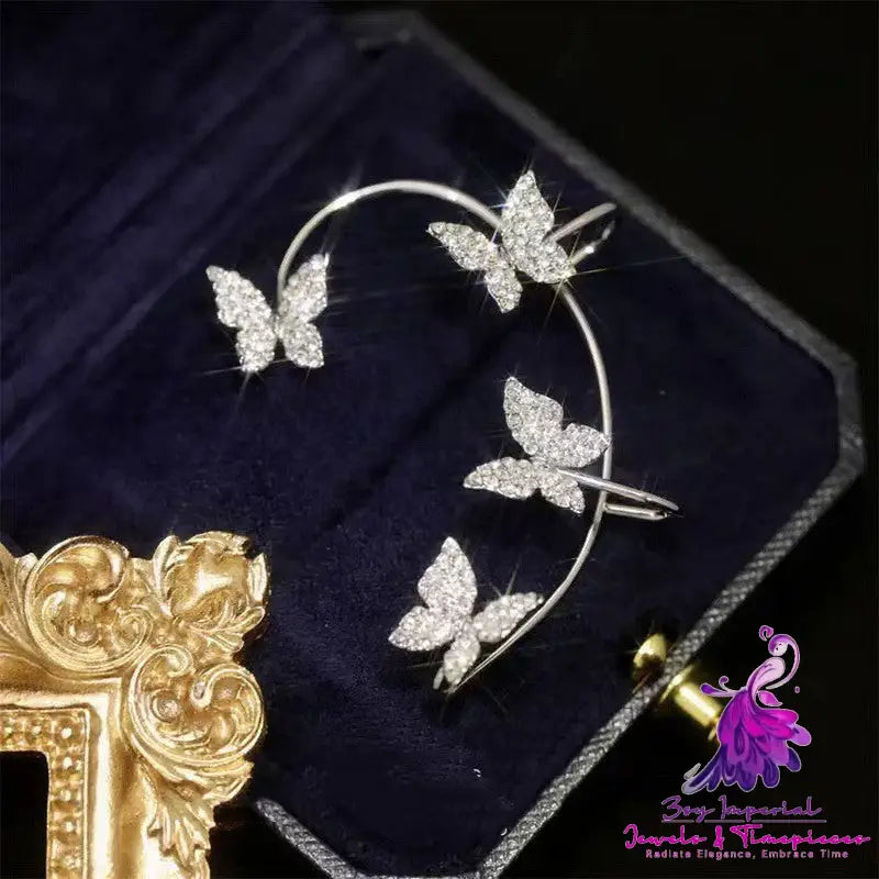 Stylish Butterfly Ear Clip Jewelry