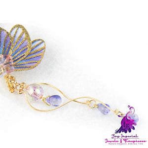 Butterfly Glass Earrings