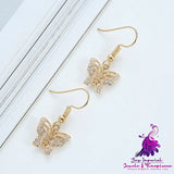 Lux Copper Butterfly Earrings