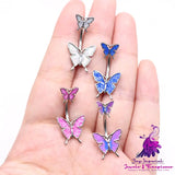 Butterfly Navel Stud Piercing