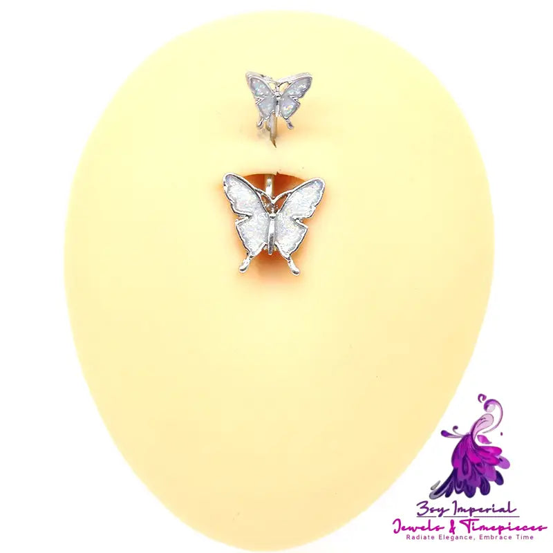 Butterfly Navel Stud Piercing