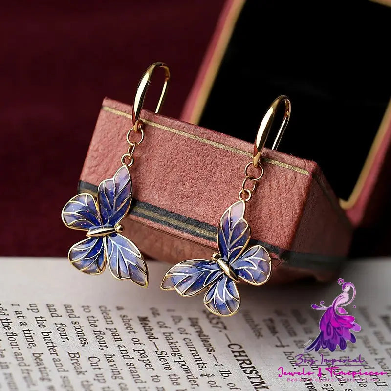 Butterfly Necklace Ring Earrings Fashion