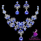 Butterfly Water Drop Jewelry Set