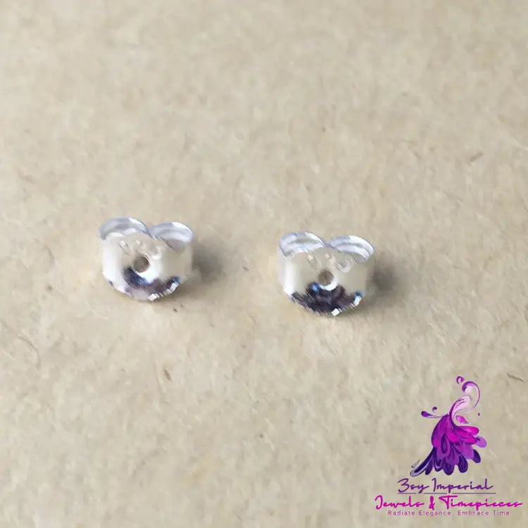 Small Sterling Silver Butterfly Stud Earrings