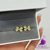 Minority S925 Sterling Silver Butterfly Studs