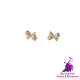 Minority S925 Sterling Silver Butterfly Studs