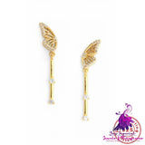 Pearl Butterfly Wings Earrings