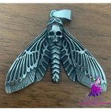 Skull Butterfly Wings Retro Necklace