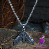 Skull Butterfly Wings Retro Necklace