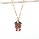 Cartoon Santa Claus Necklace