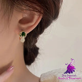 Cabbage Earrings Female Niche Design Temperament