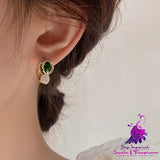 Cabbage Earrings Female Niche Design Temperament