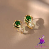 Cabbage Earrings Female Niche Design Temperament