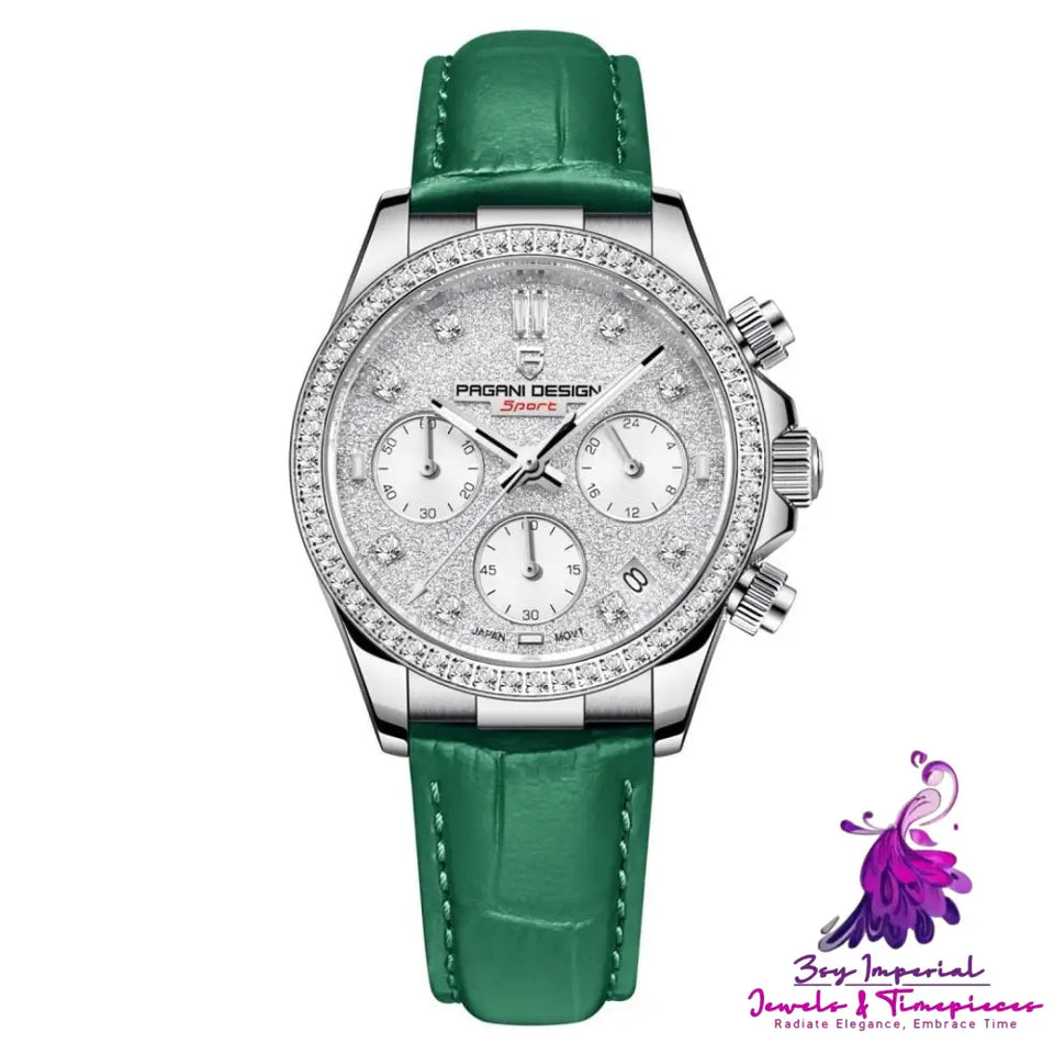 Diamond Calendar Luminous Women’s Watch