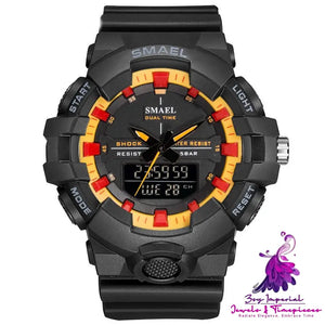 Sports Dual Display Calendar Watch for Men