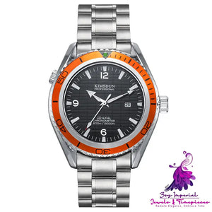 Stainless Steel Calendar Quartz Watch