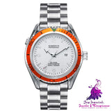 Stainless Steel Calendar Quartz Watch