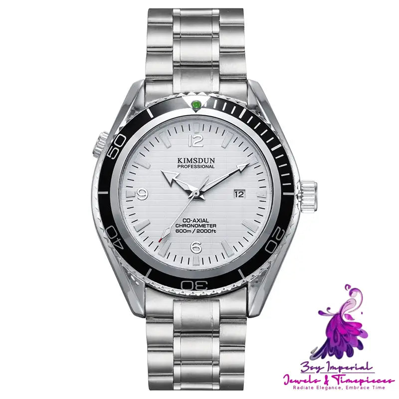 Stainless Steel Calendar Quartz Watch