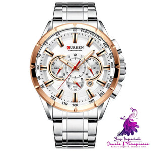 Quartz Multifunctional Men’s Watch