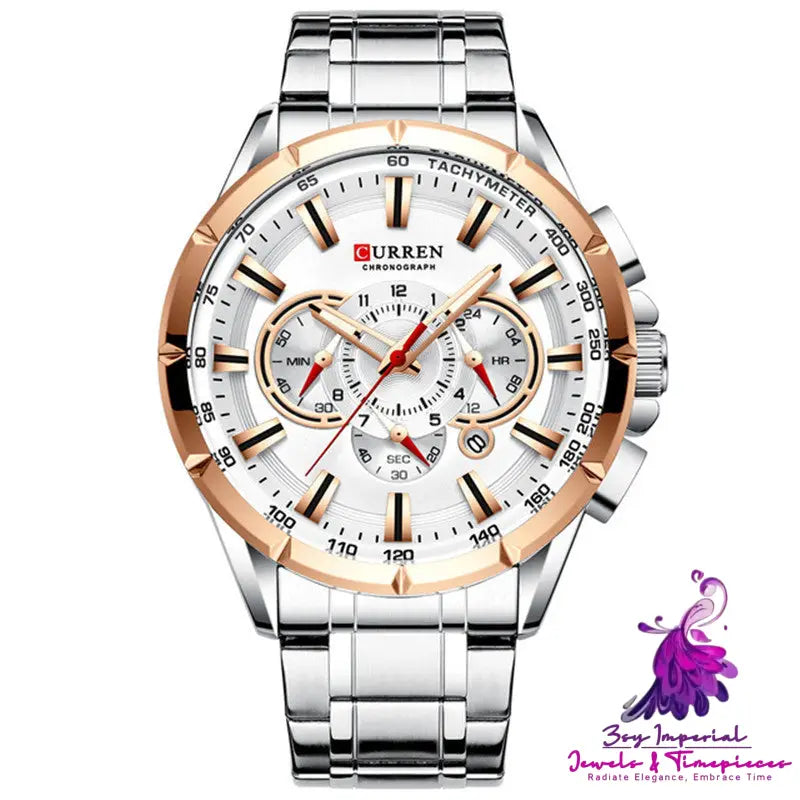 Quartz Multifunctional Men’s Watch