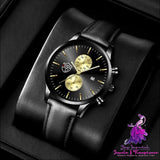 Leather Calendar Luminous Men’s Quartz Watch