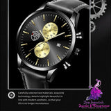 Leather Calendar Luminous Men’s Quartz Watch