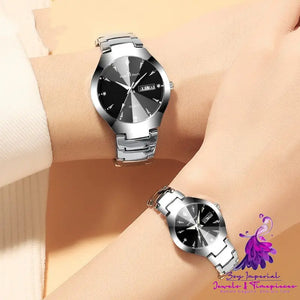 Luminous Calendar Quartz Watch for Couples