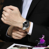 Luminous Calendar Quartz Watch for Couples