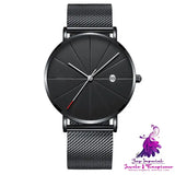 Simple Calendar Quartz Watch