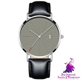 Simple Calendar Quartz Watch