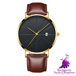 Simple Calendar Quartz Watch