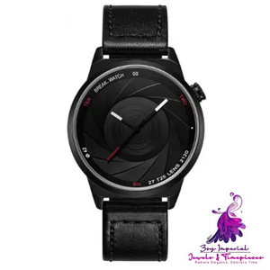 Unique Camera Style Quartz Watch for Men and Women