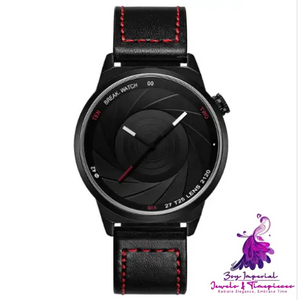 Unique Camera Style Quartz Watch for Men and Women