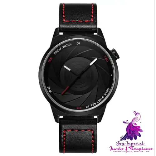 Unique Camera Style Quartz Watch for Men and Women