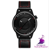 Unique Camera Style Quartz Watch for Men and Women