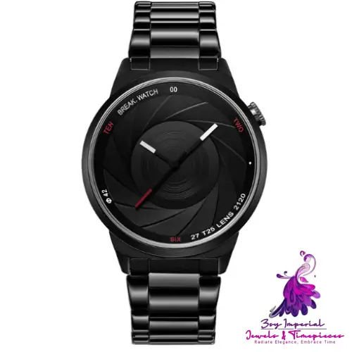 Unique Camera Style Quartz Watch for Men and Women