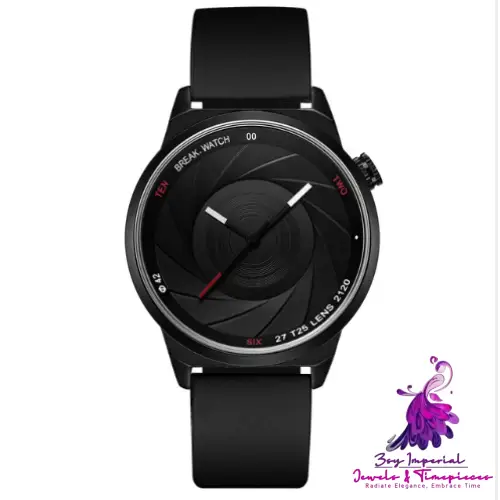 Unique Camera Style Quartz Watch for Men and Women