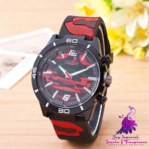 Camouflage Silicone Fashion Watch