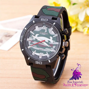 Camouflage Silicone Fashion Watch