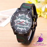 Camouflage Silicone Fashion Watch