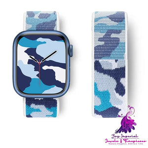 Camouflage Nylon Loop Sports Creative Watch Strap