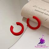 Trendy Simple Candy Color Earrings