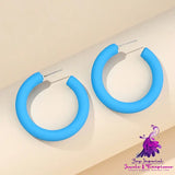 Trendy Simple Candy Color Earrings